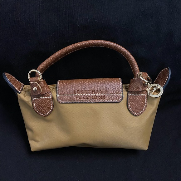 Longchamp Le Pliage Canvas And Leather Handbag - Picture 3 of 6